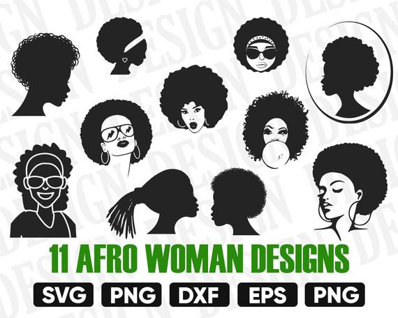 black woman clipart, afro silhouette, diva silhouette, black woman svg,  Afro Woman Silhouette, afro woman svg, afro woman vector, afro girl.
