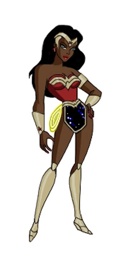 Wonder Woman Clipart Black.