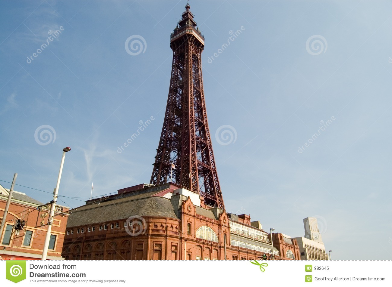 Free clipart blackpool tower.