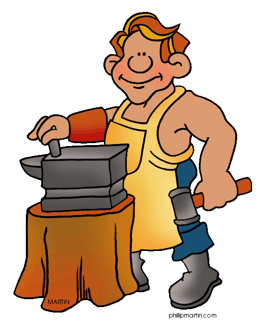 Blacksmith Clip Art.