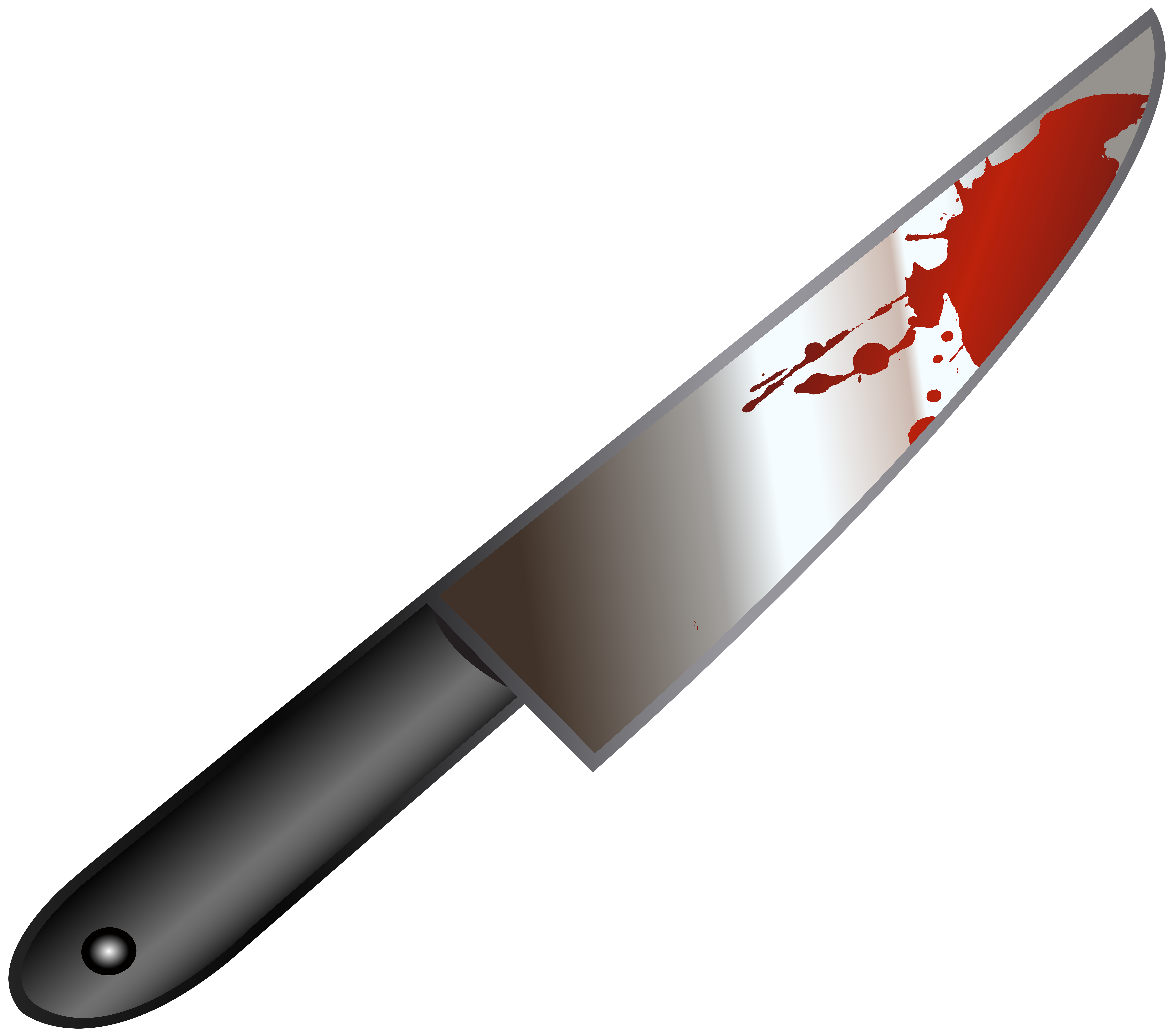 Bloody Knife PNG Clip Art Image.