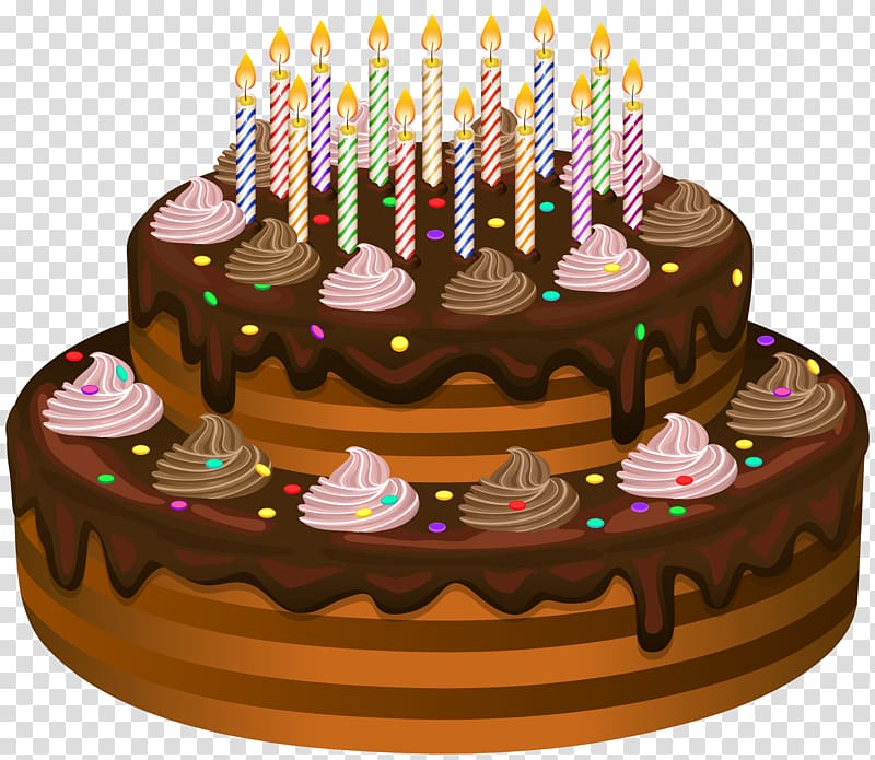 Birthday cake , Birthday Cake transparent background PNG.