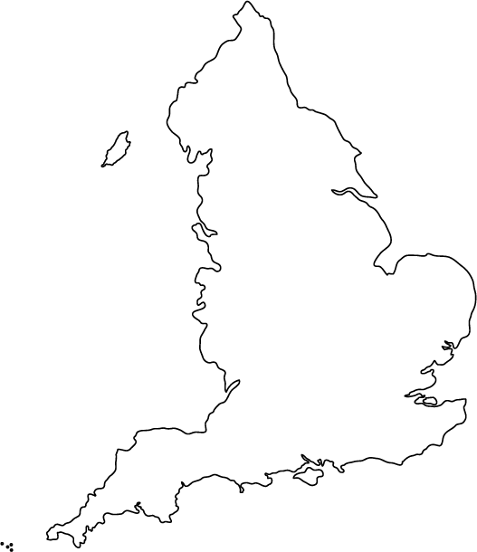 England Map Clipart.