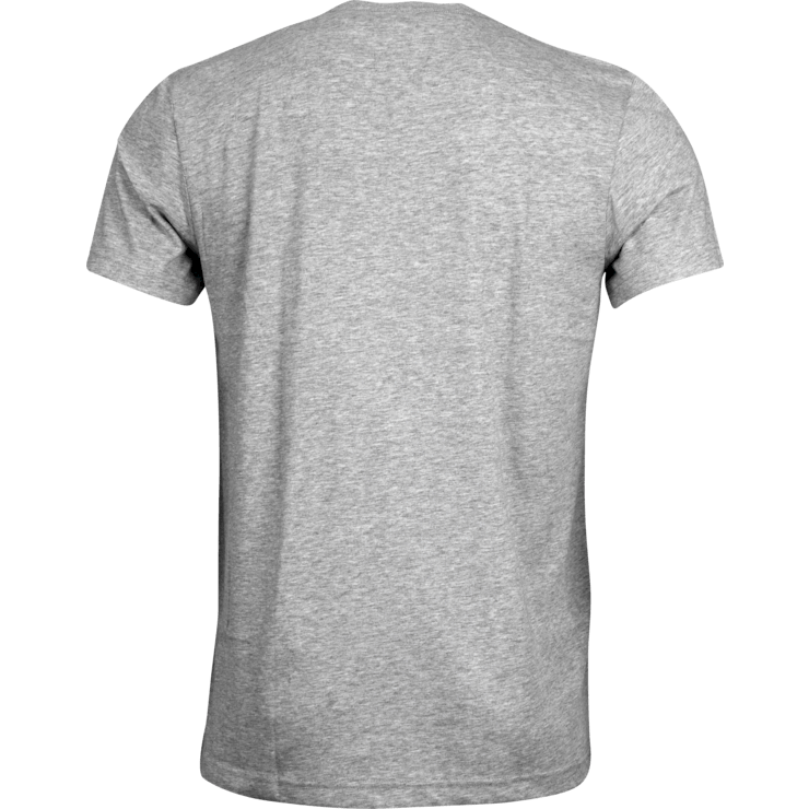 grey t shirt front back