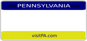 Pennsylvania License Plate Clip Art at Clker.com.