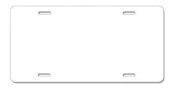 blank state license plate templates