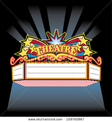 Broadway marquee clipart free.
