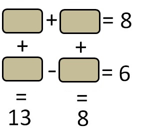 Maths Puzzles : 8 6 13 8 Puzzle Box.