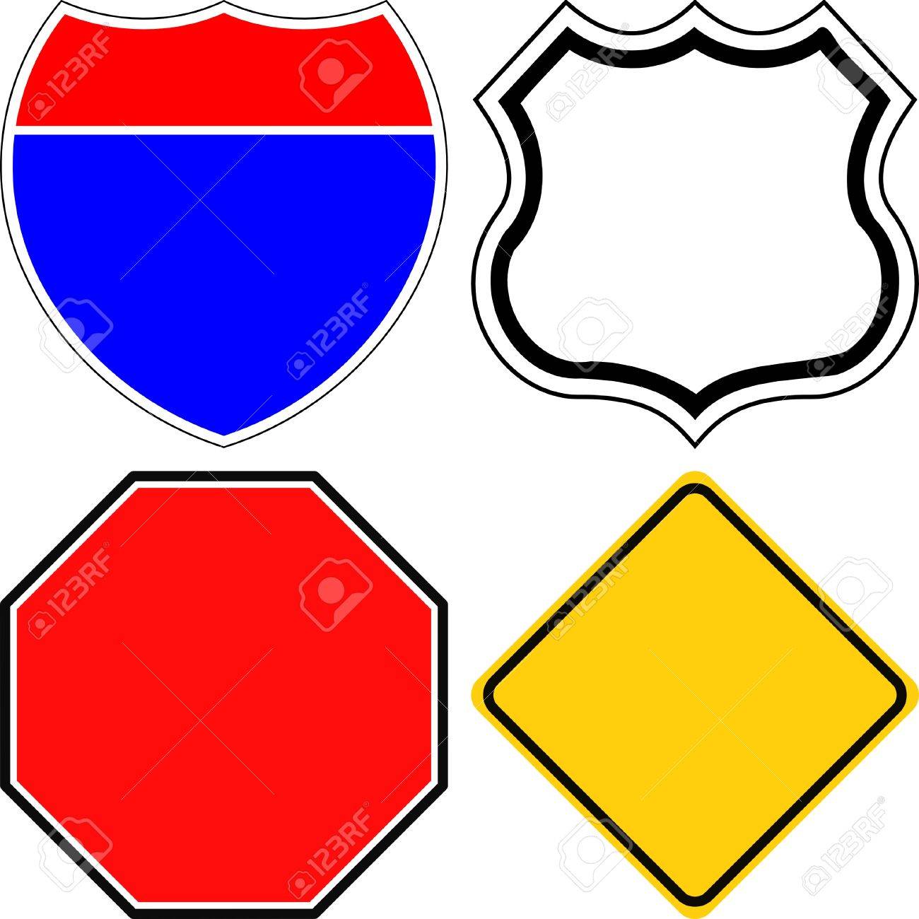 Road Sign Template Clipart Free Download On Clipartma - vrogue.co