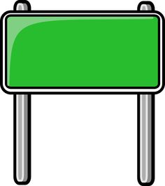 Blank road sign clipart 1 » Clipart Station.