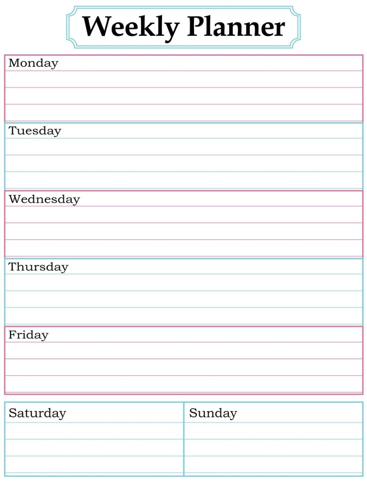 Blank Week Calendar Clipart 20 Free Cliparts Download Images On 