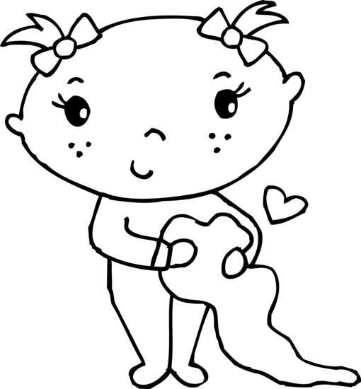 Clipart Baby In Blanket.