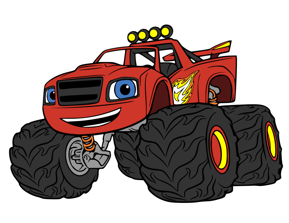 Blaze Monster Truck Clip Art