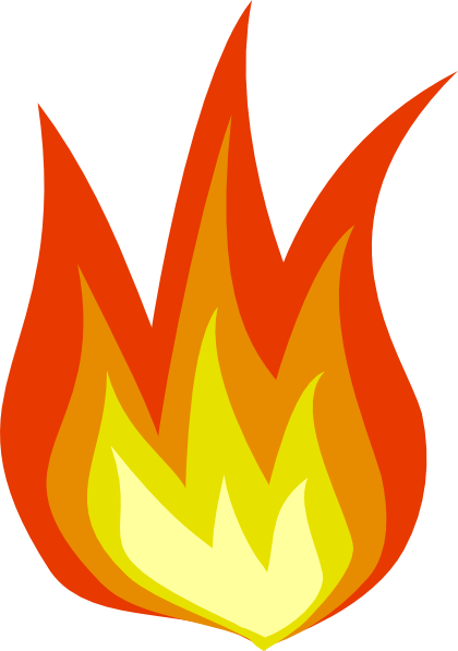 Log Fire Clipart.