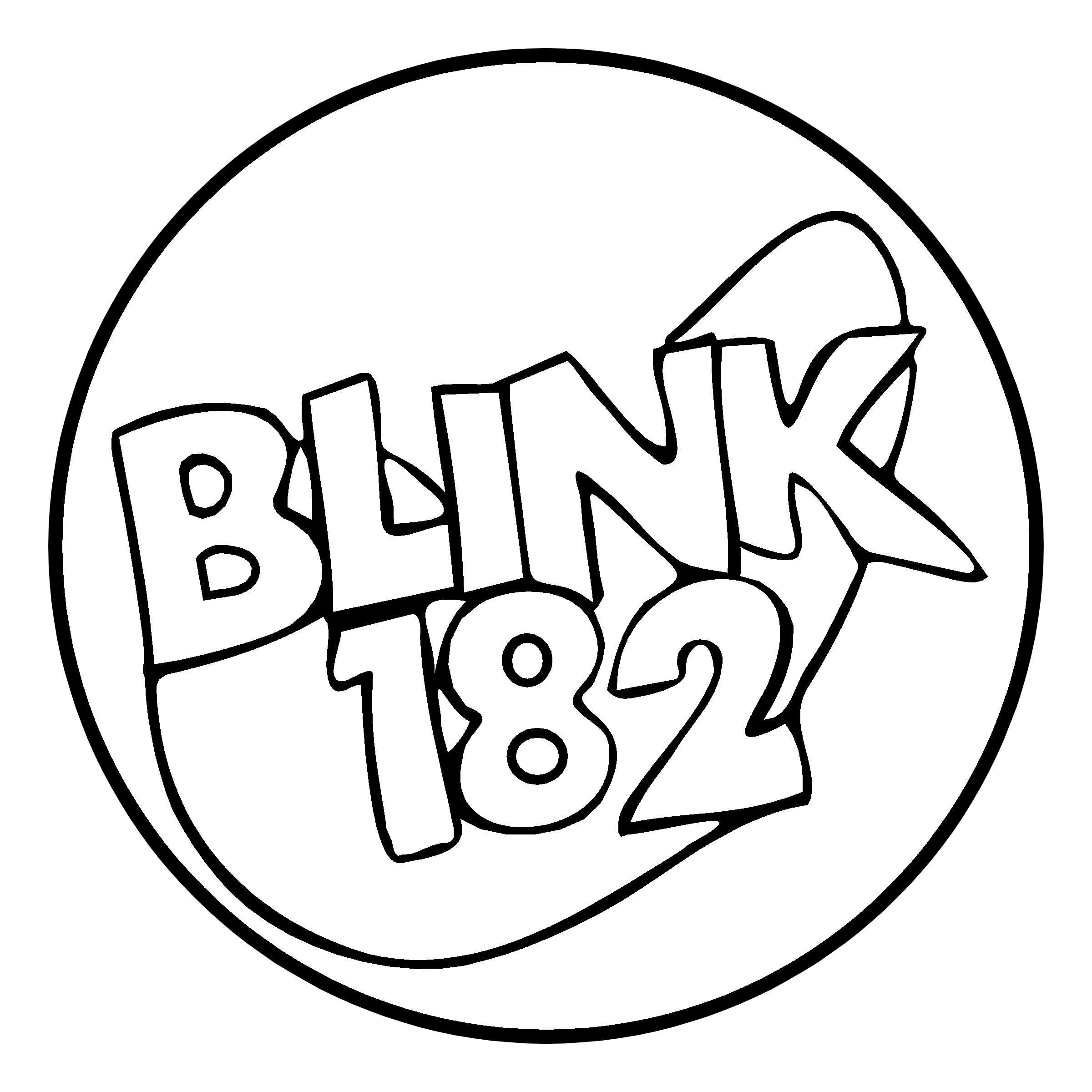 Blink 182 Logo PNG Transparent & SVG Vector.