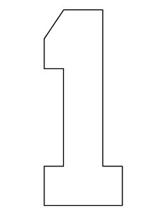 Block Numbers Clipart.