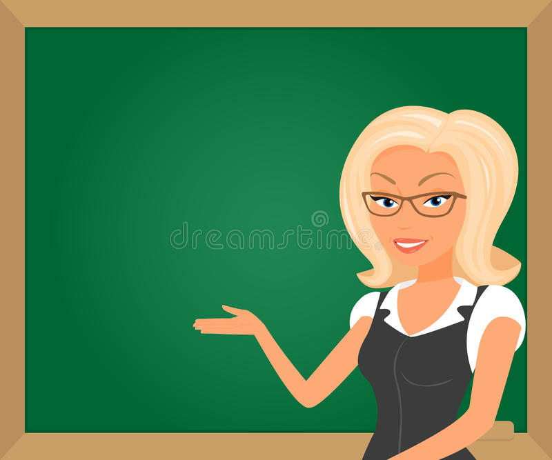 Blonde Teacher Stock Illustrations.