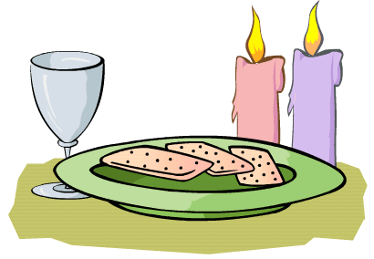 Passover meal clipart.
