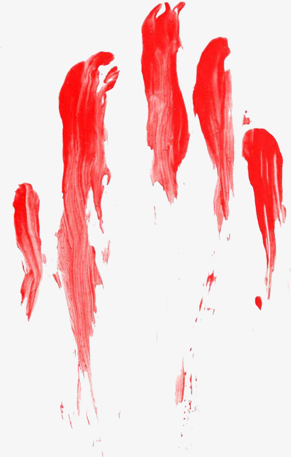 Wuzhi Bloodstains, Red Blood Trail, Red Blood, Blood Smear PNG Image.