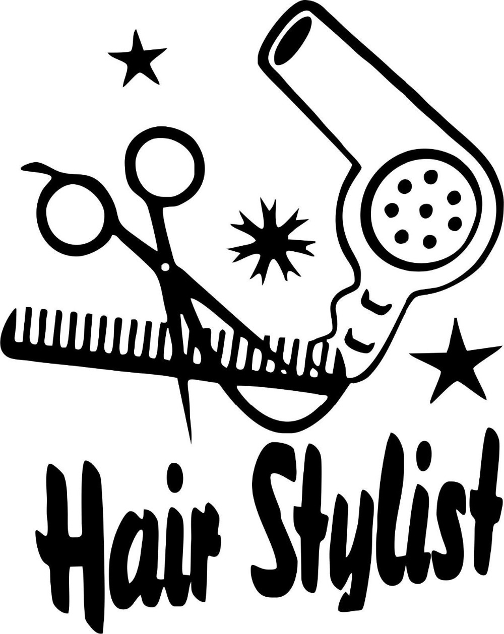 Blow Dryer And Scissors Clipart Free Cliparts Download Images On Clipground