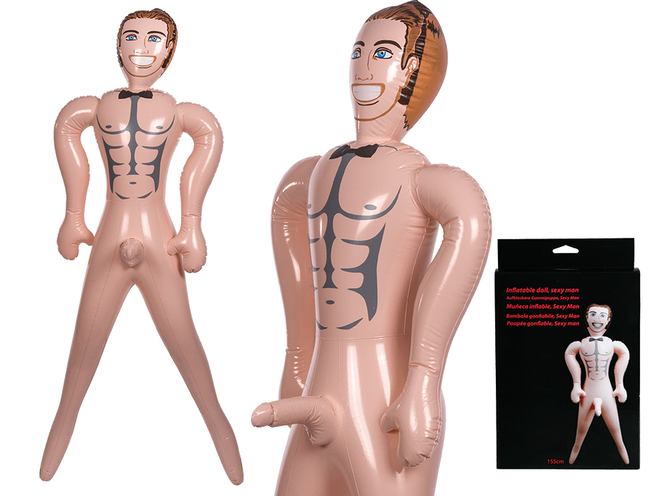 Inflatable doll.