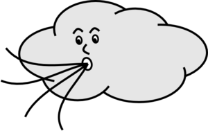 Wind Blowing Cloud Clip Art at Clker.com.