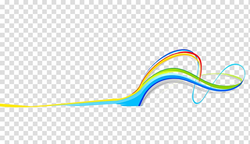 Blue, red, and green illustration, Line Curve, Colored lines.