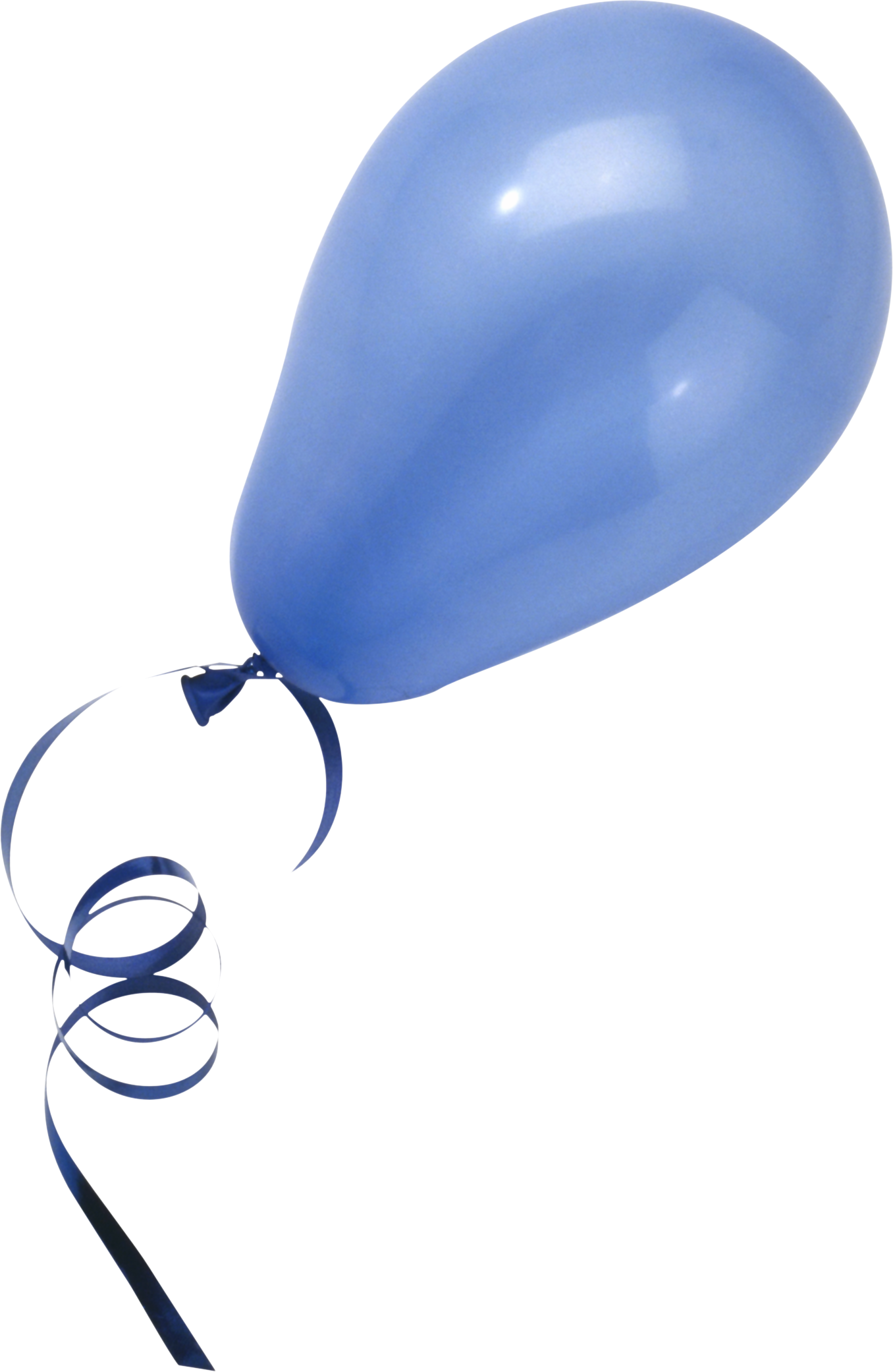 Blue Balloon PNG Image.