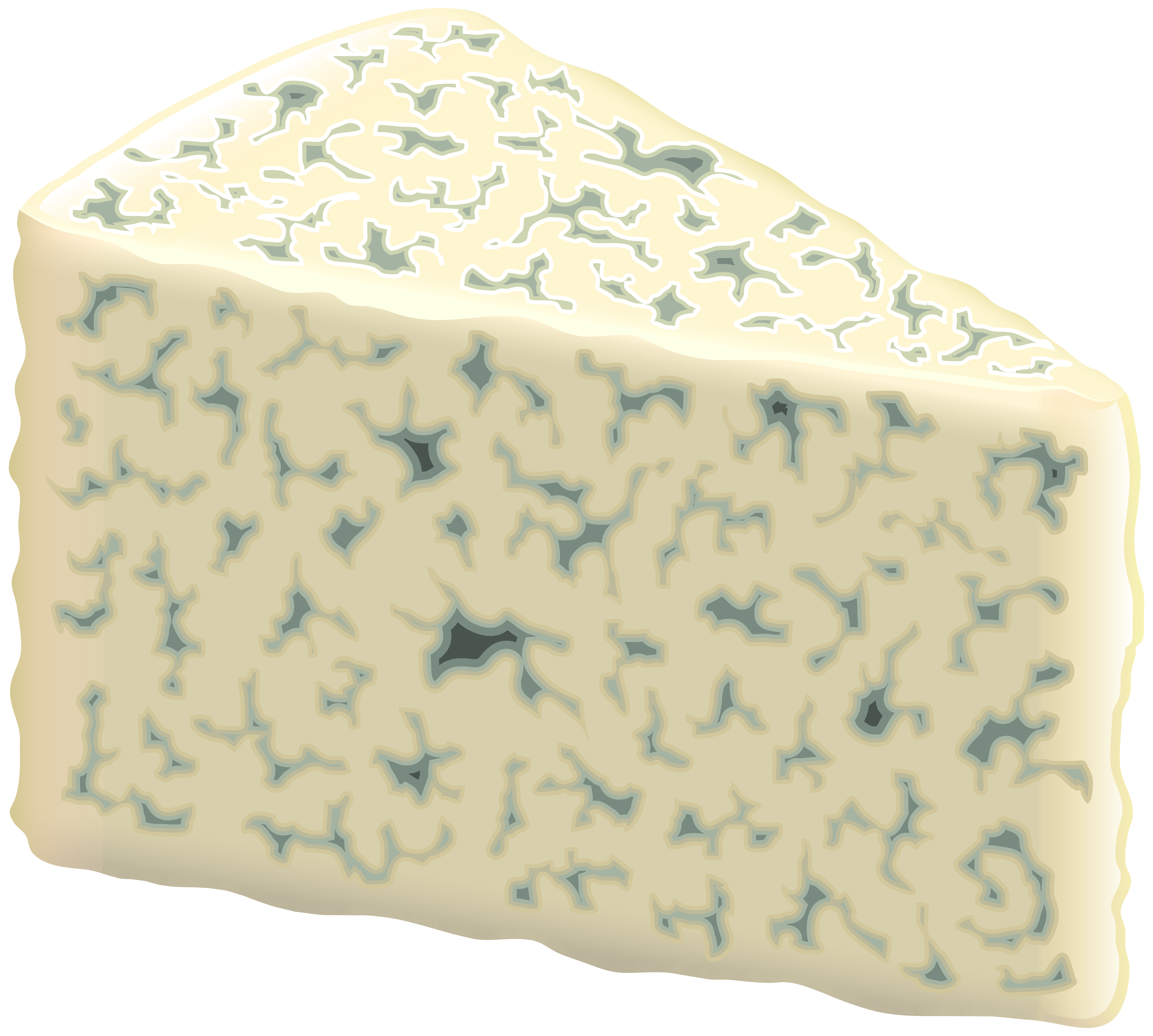 Blue Cheese PNG Clip Art Image.