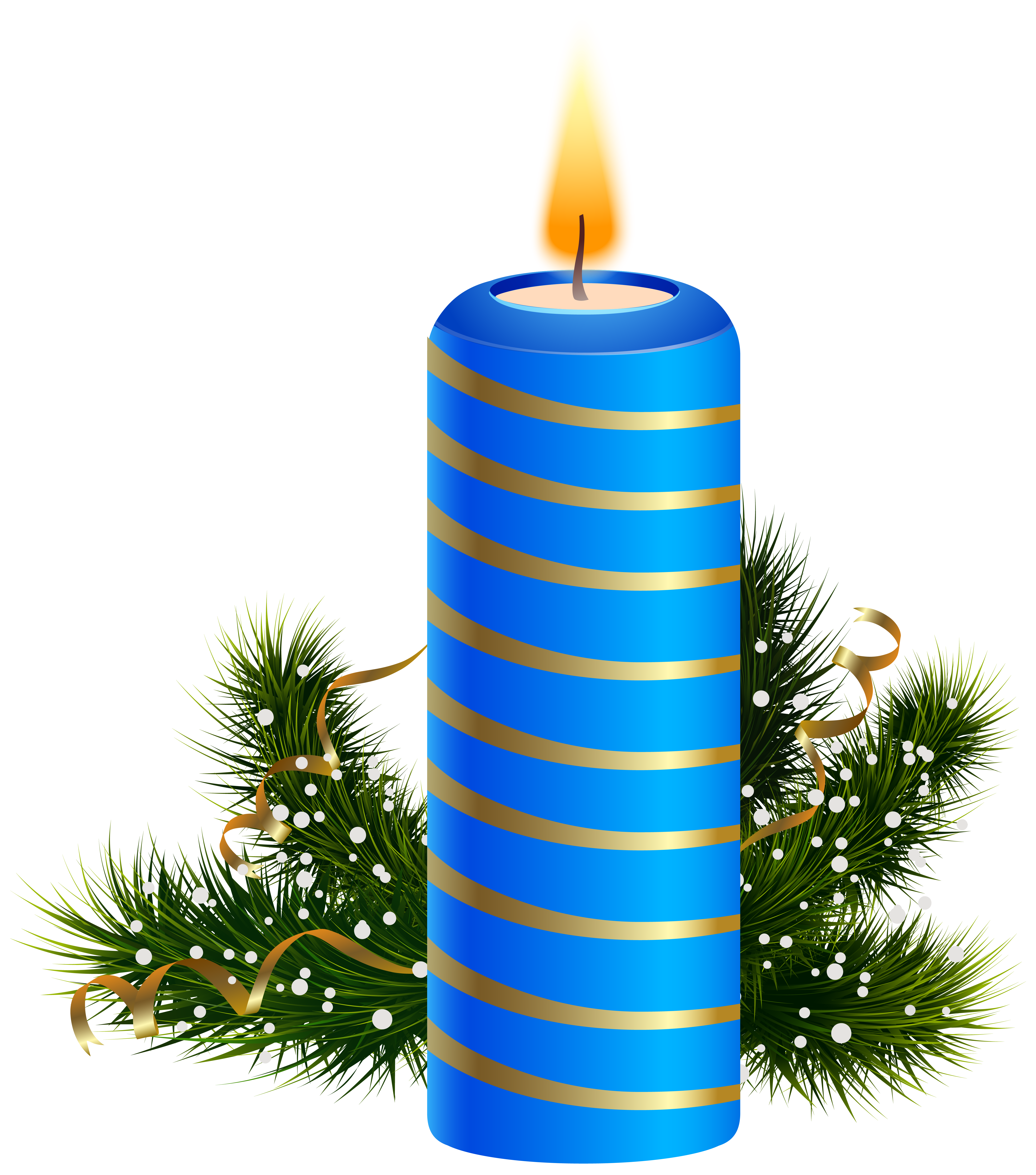 Blue Christmas Clip Art.