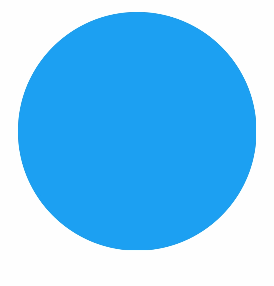 Blue Circle Template