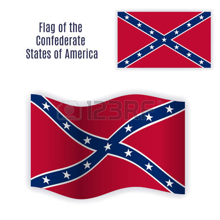 flag blue cross vector rebel clipart waving civil war still confederate vectors clipground america depositphotos royalty states