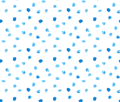Light blue watercolor dots wallpaper.