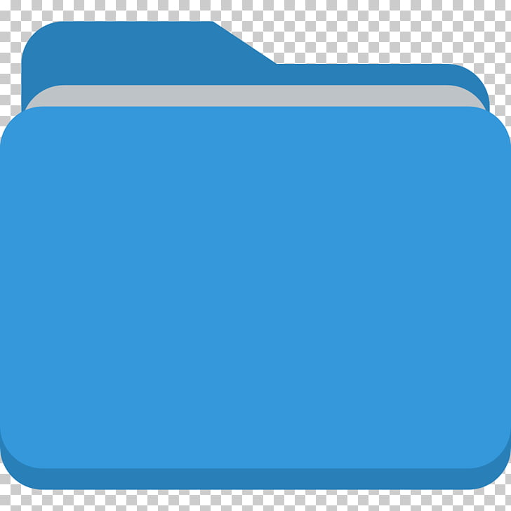 Electric blue angle area, Folder, blue folder icon PNG.