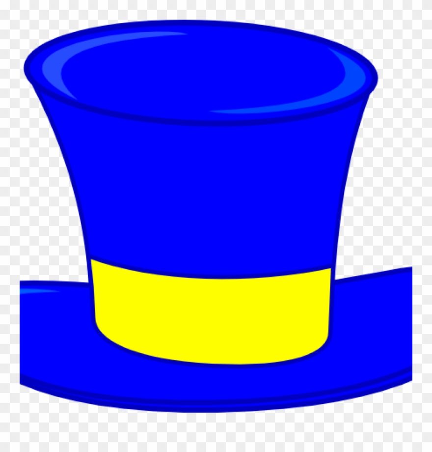 Top Hat Clipart Blue Top Hat Clip Art At Clker Vector.