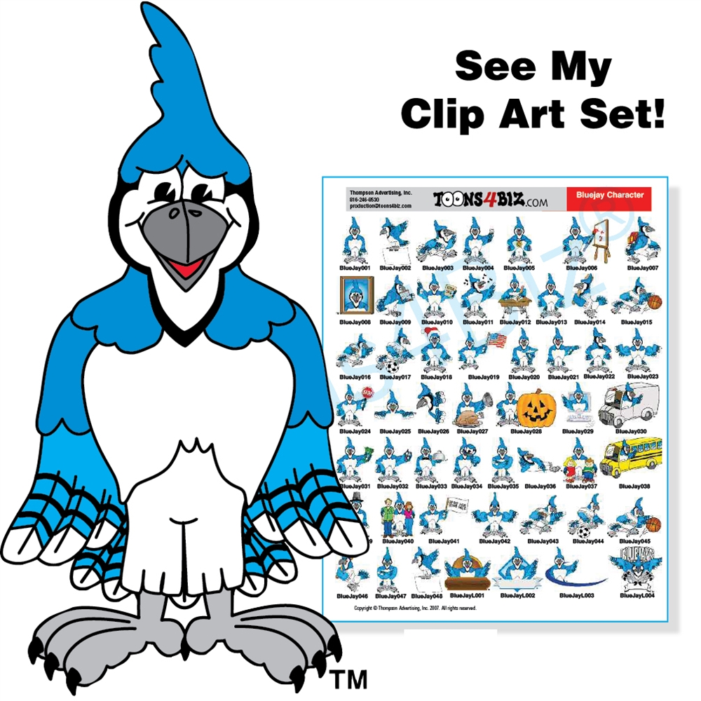 Blue jay mascot clipart 7 » Clipart Station.