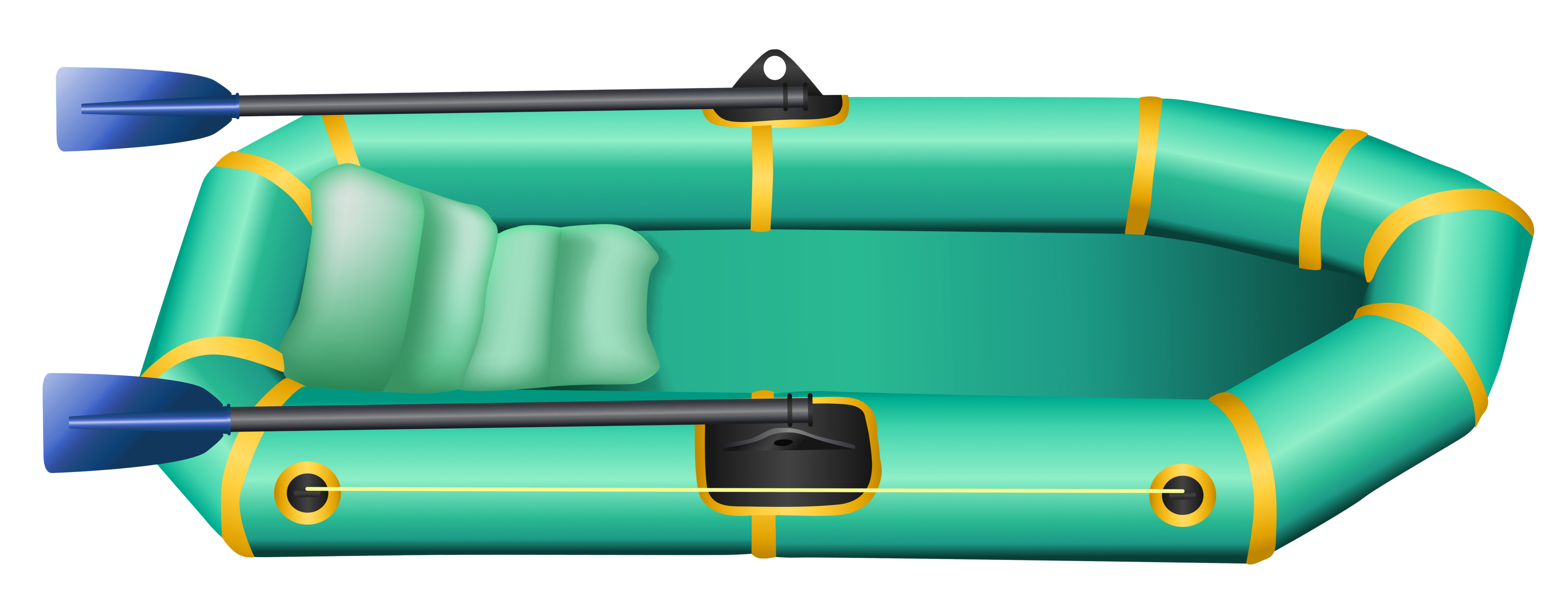 Rubber Boat PNG Clipart.
