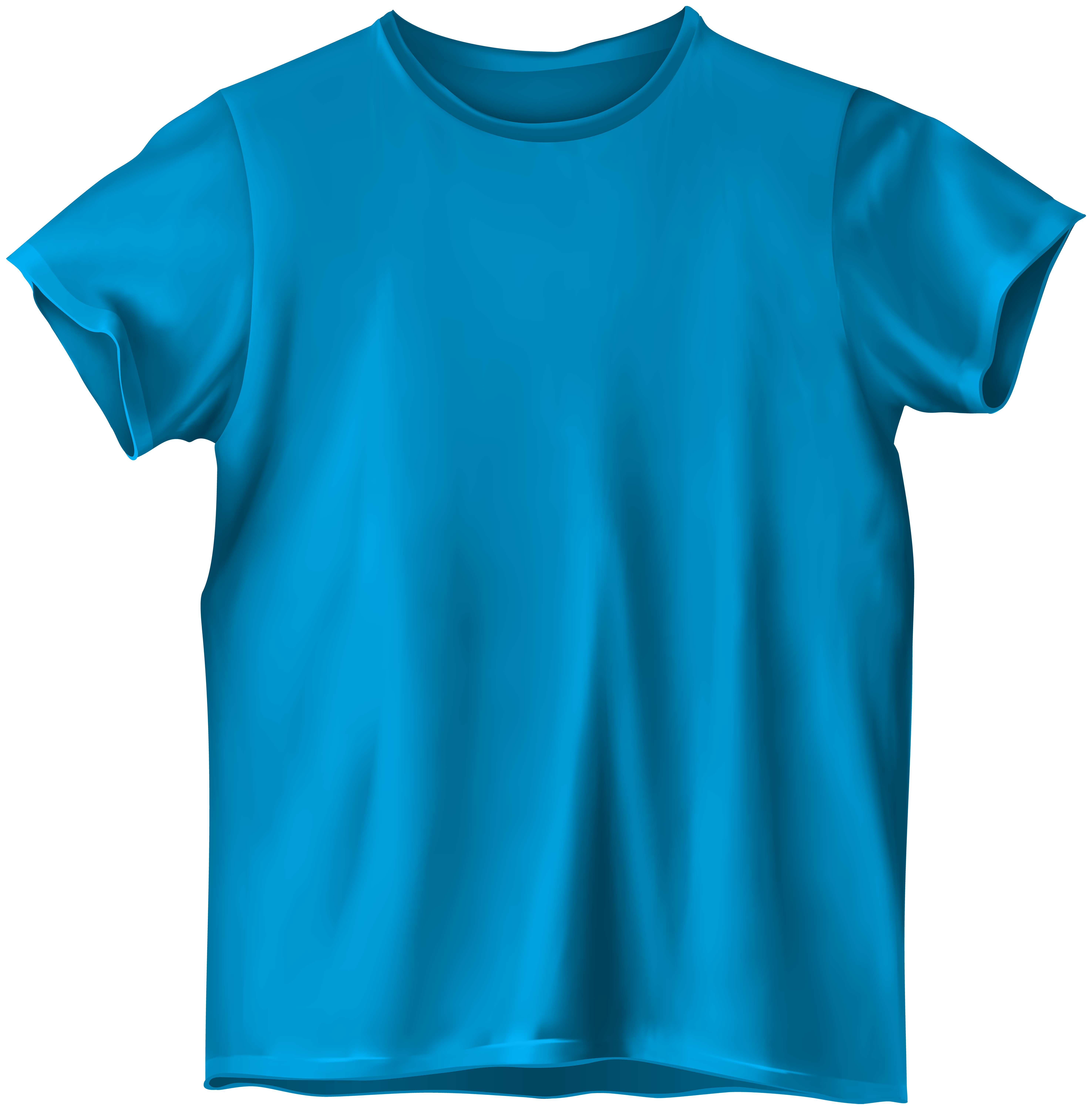 Blue T Shirt PNG Clipart.