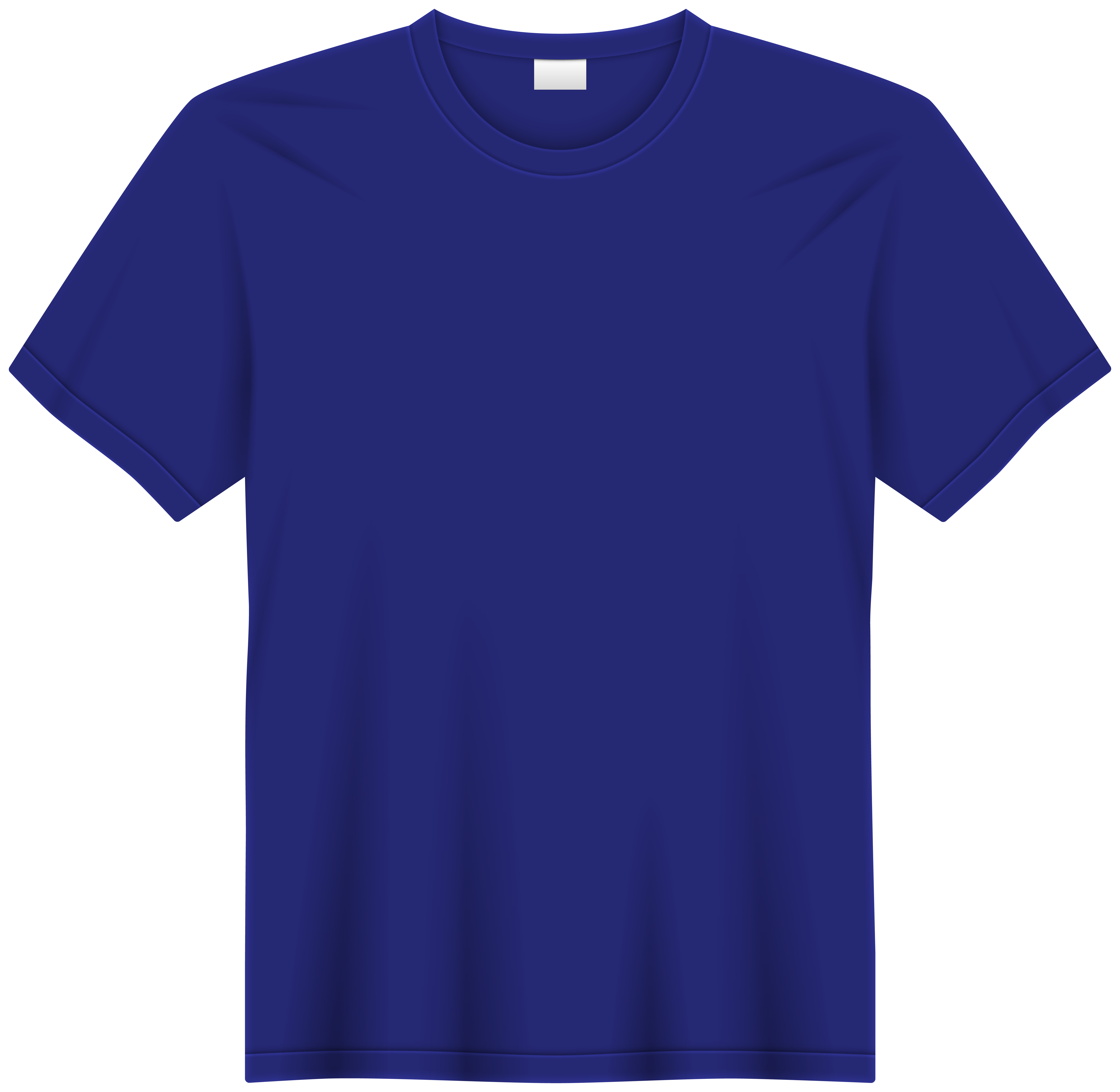 Blue T Shirt PNG Clip Art.