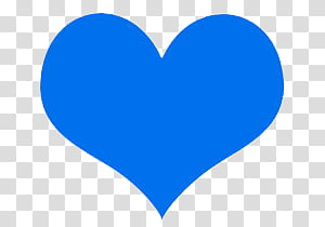 Blue Things, blue heart illustration transparent background PNG.