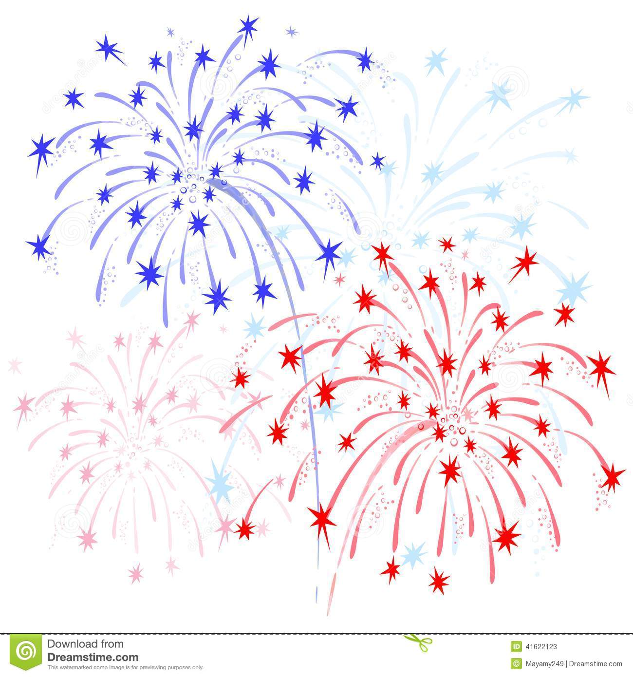 red white and blue firework clipart 20 free Cliparts ...