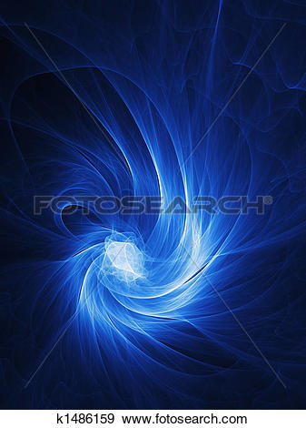 Stock Illustration of blue wind rays k1486159.