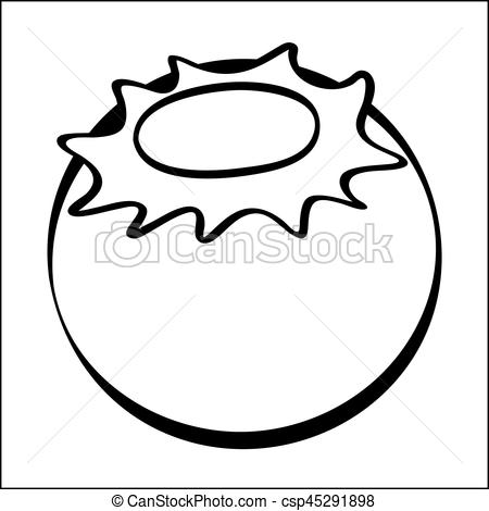 Blueberry black and white clipart 5 » Clipart Station.