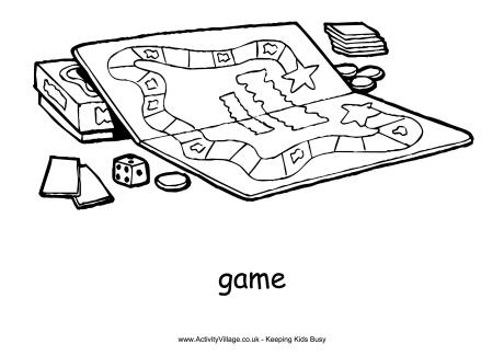 Board Games Clipart Black And White.
