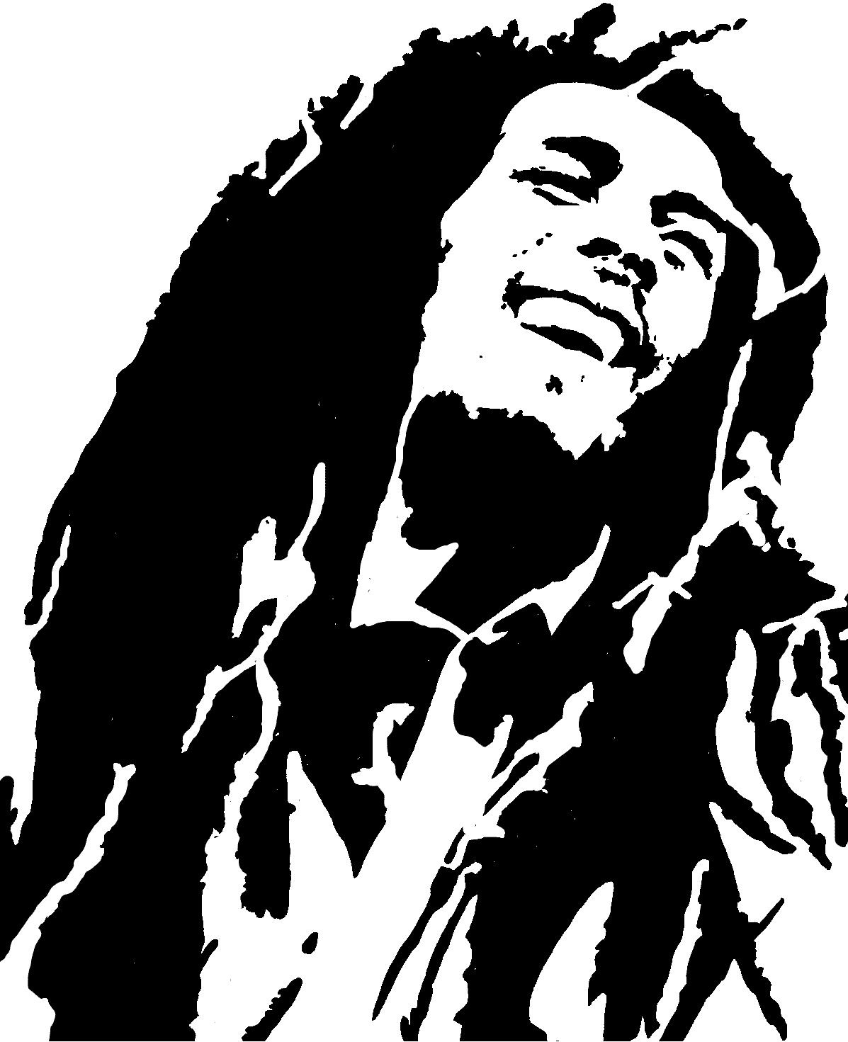 Bob marley reggae clipart.