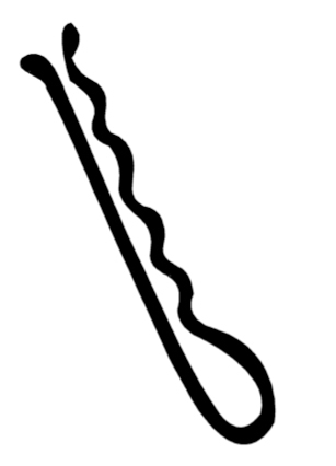 Bobby pin clipart 1 » Clipart Station.
