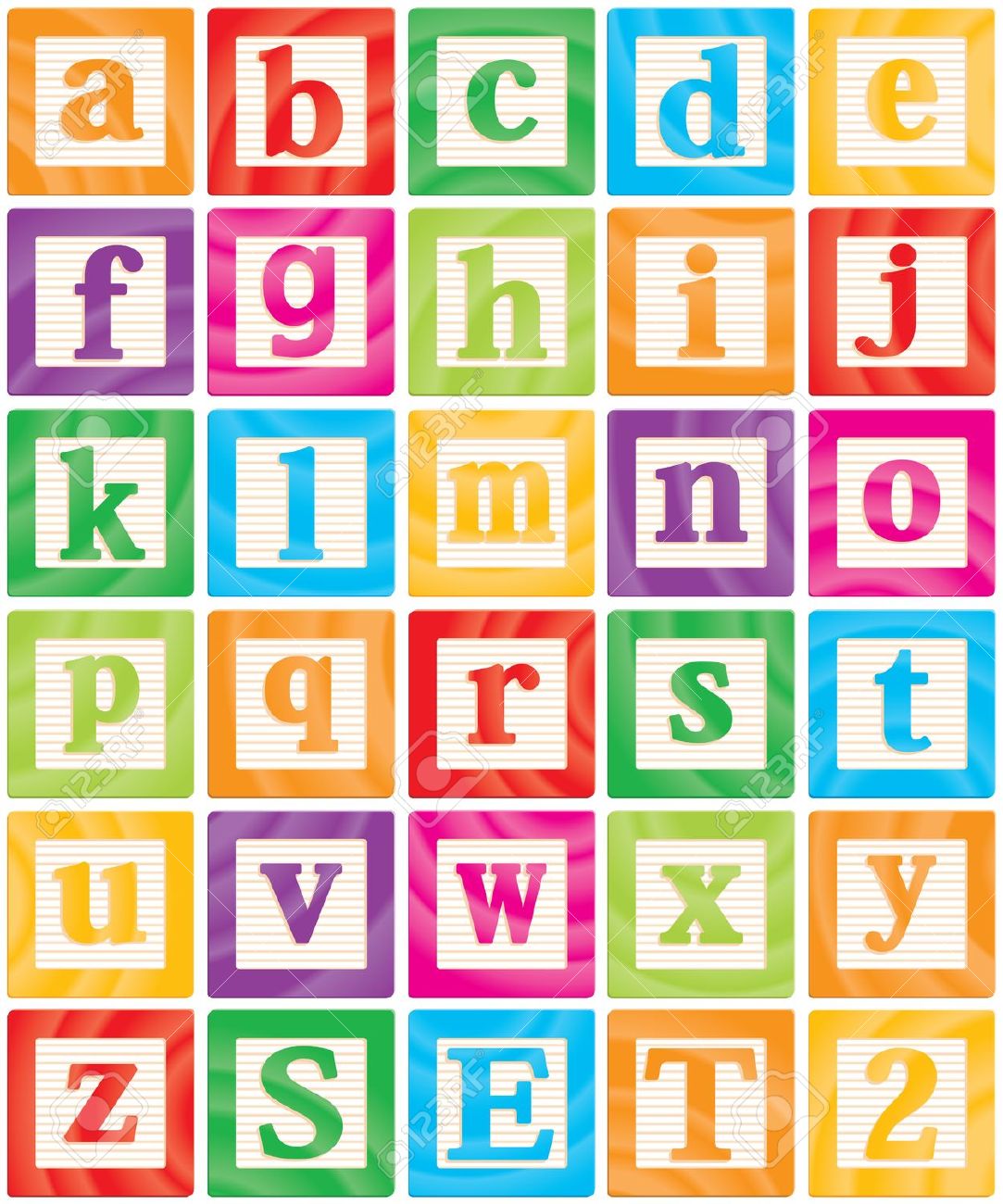 Free Printable Block Alphabet Letters Printable