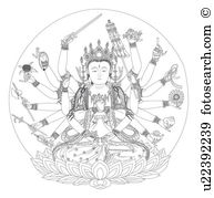 Bodhisattva Stock Illustrations. 65 bodhisattva clip art images.
