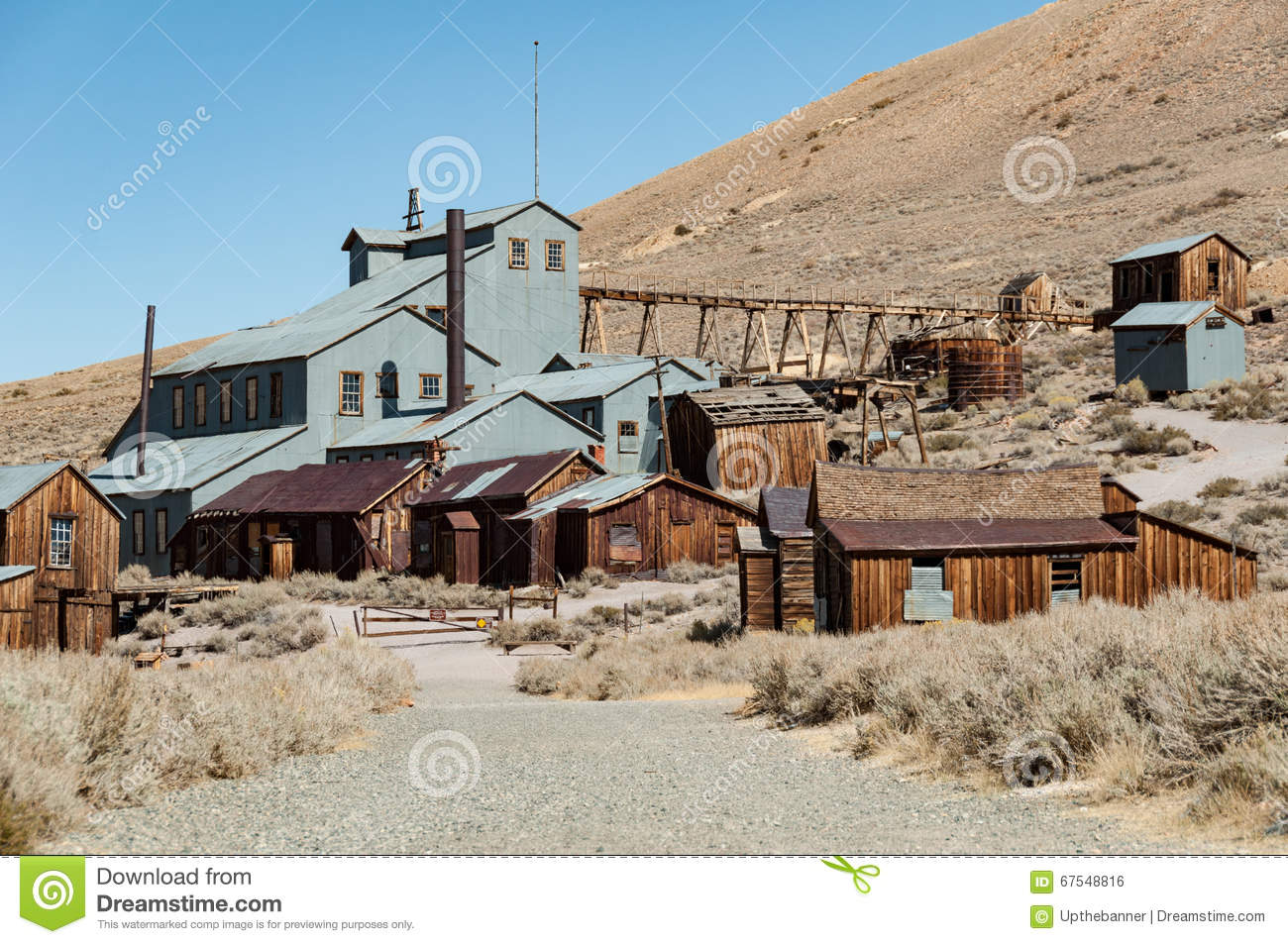 Bodie State Historic Park, Ghost Town In The Bodie Hills, Mono.