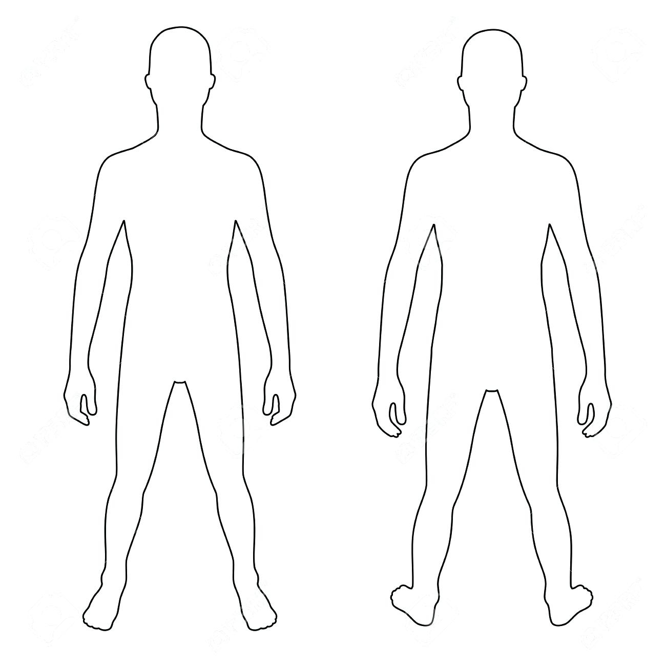 12-human-body-outline-templates-in-word-pdf-doc-formats
